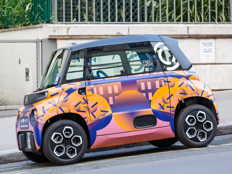 Citroën Ami do ulic Paříže